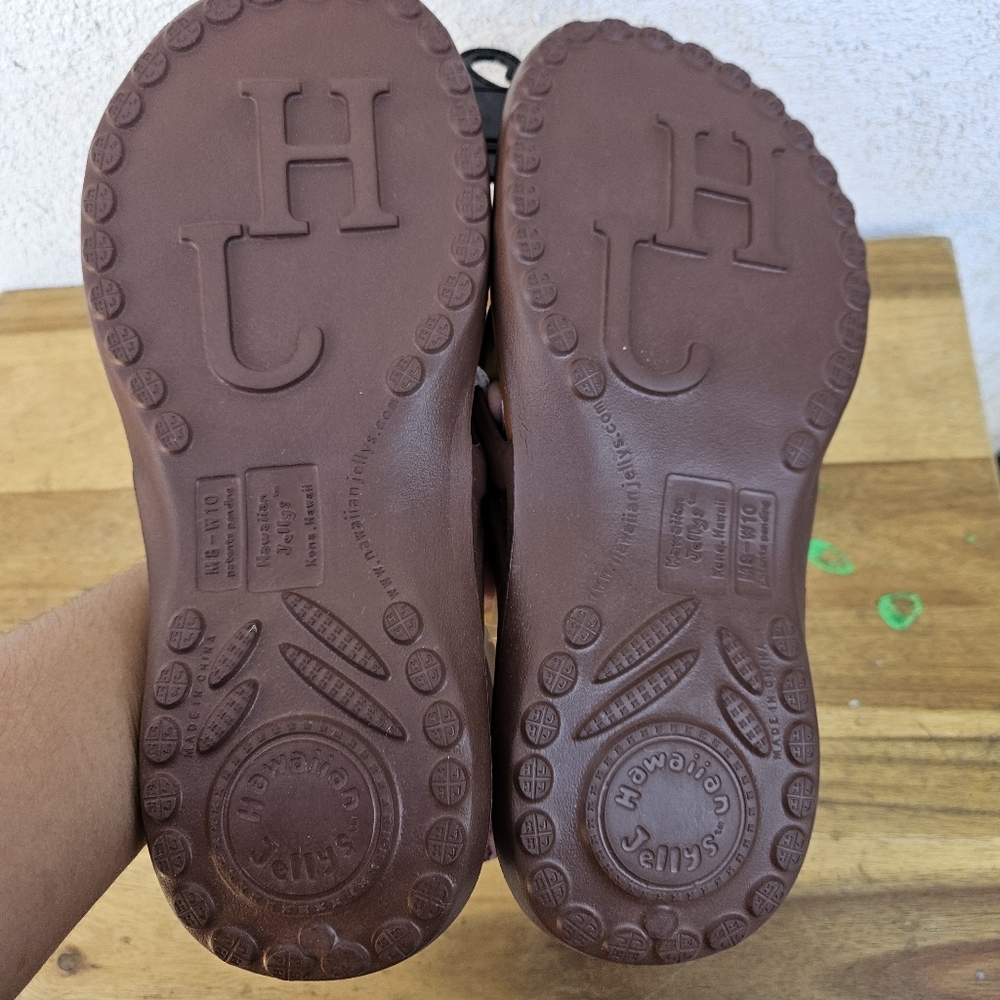 Hawaiian Jellys Ultra Comfort A'a Brown Lave Unisex  Sandal Women's Size… - Picture 16 of 16